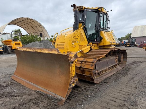 a yellow dozer