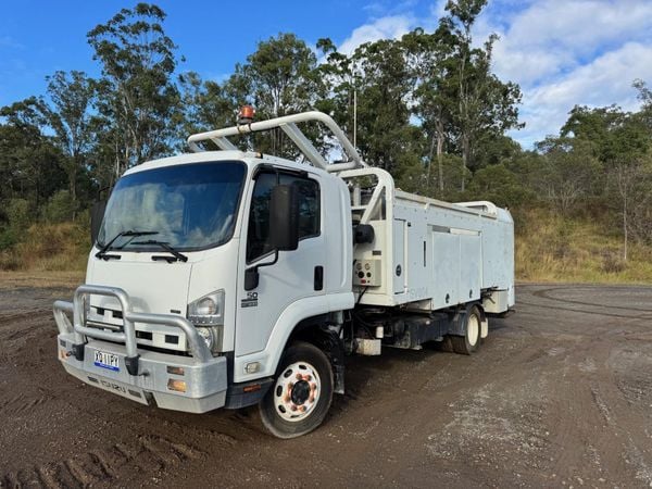 a white truck
